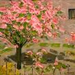 Gemälde von Rudolf Bartels: Blühender Baum
