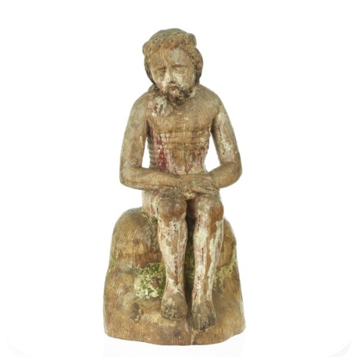 Christus im Elend, Holz, um-1370